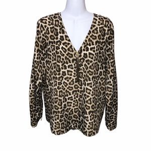 Michael Kors Cheetah Print Top